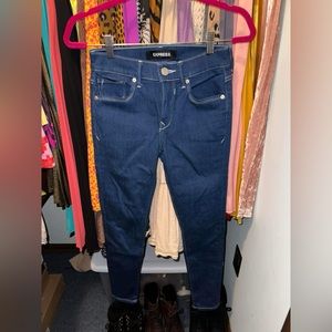 Express Mid Rise Jean Legging Size 0 Short